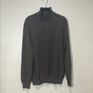Men's Zegna Wool Brown Sweater L/XL